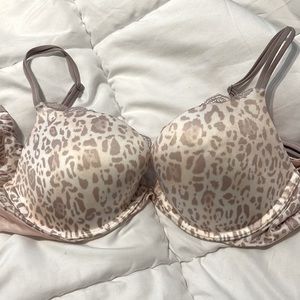 VS leopard Push-up bra